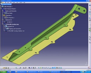 Blank development in CATIA