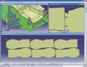 Blank development in CATIA